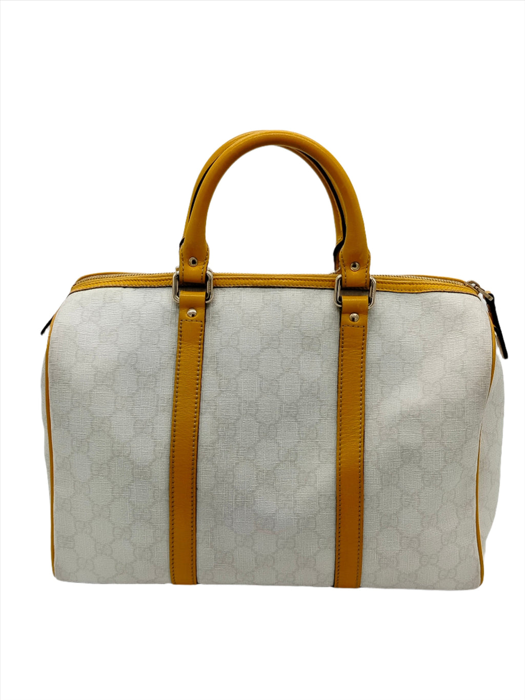 Gucci Ivory Monogram GG Joy Boston Bag Supreme - '00s
