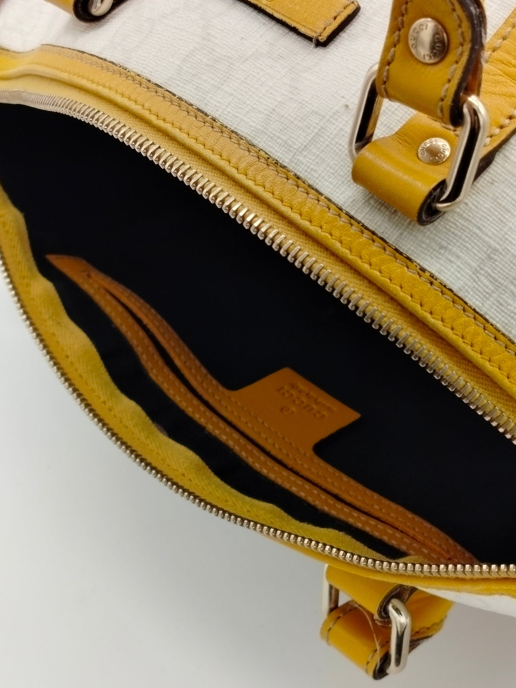 Gucci Ivory Monogram GG Joy Boston Bag Supreme - '00s