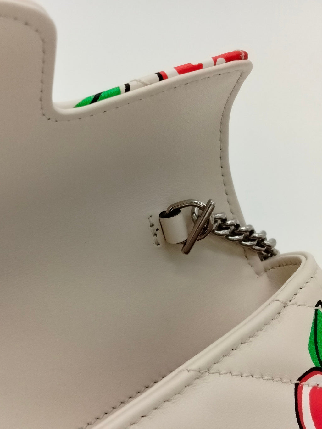 Gucci Apple Monogram Supermini Marmont Bag - '10s
