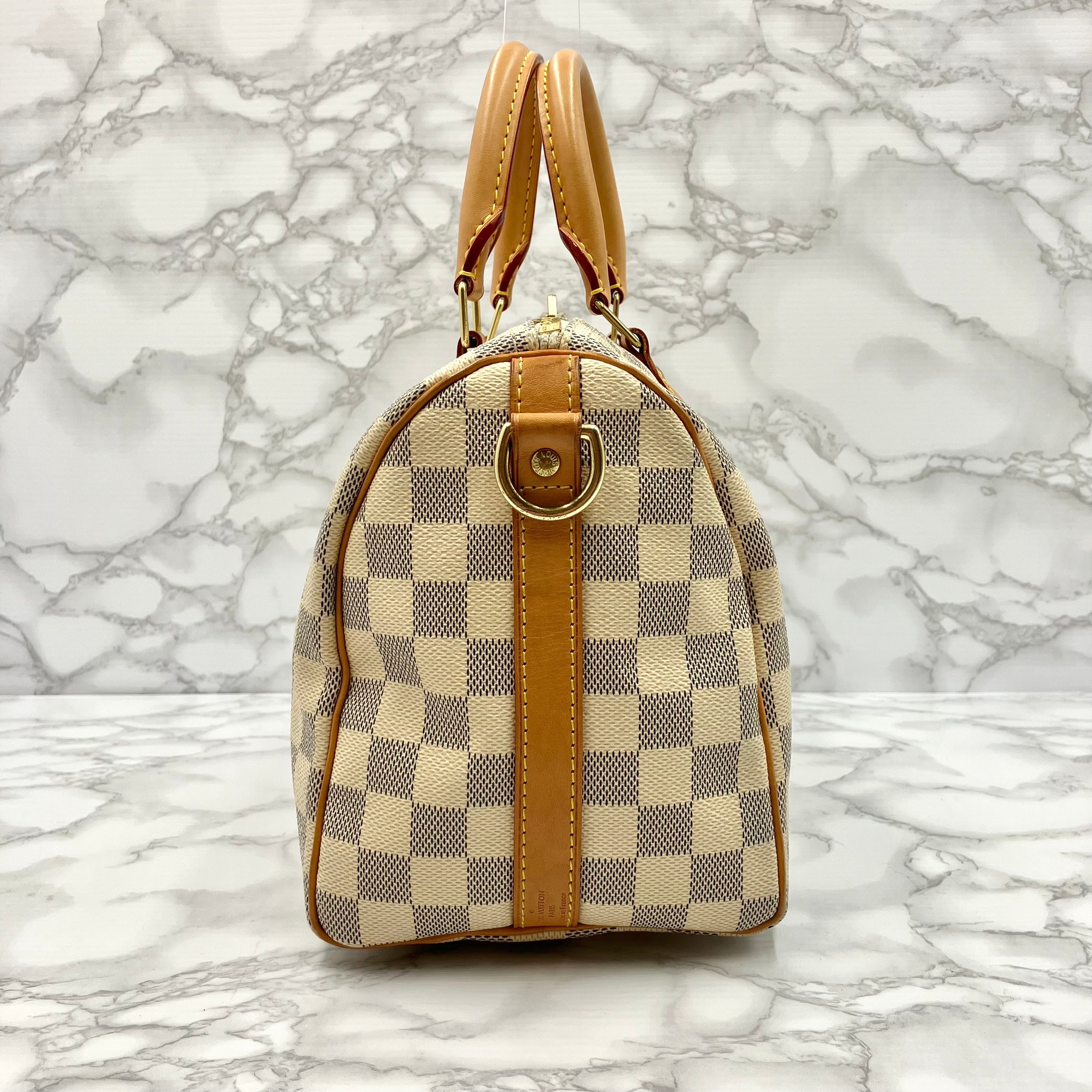LOUIS VUITTON Azur Speedy 25 Bandouliere