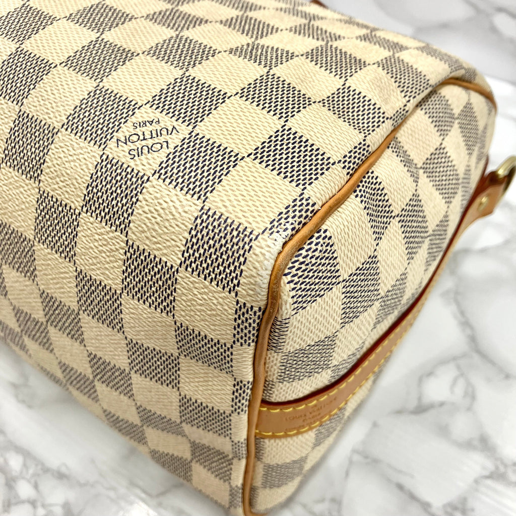 LOUIS VUITTON Azur Speedy 25 Bandouliere
