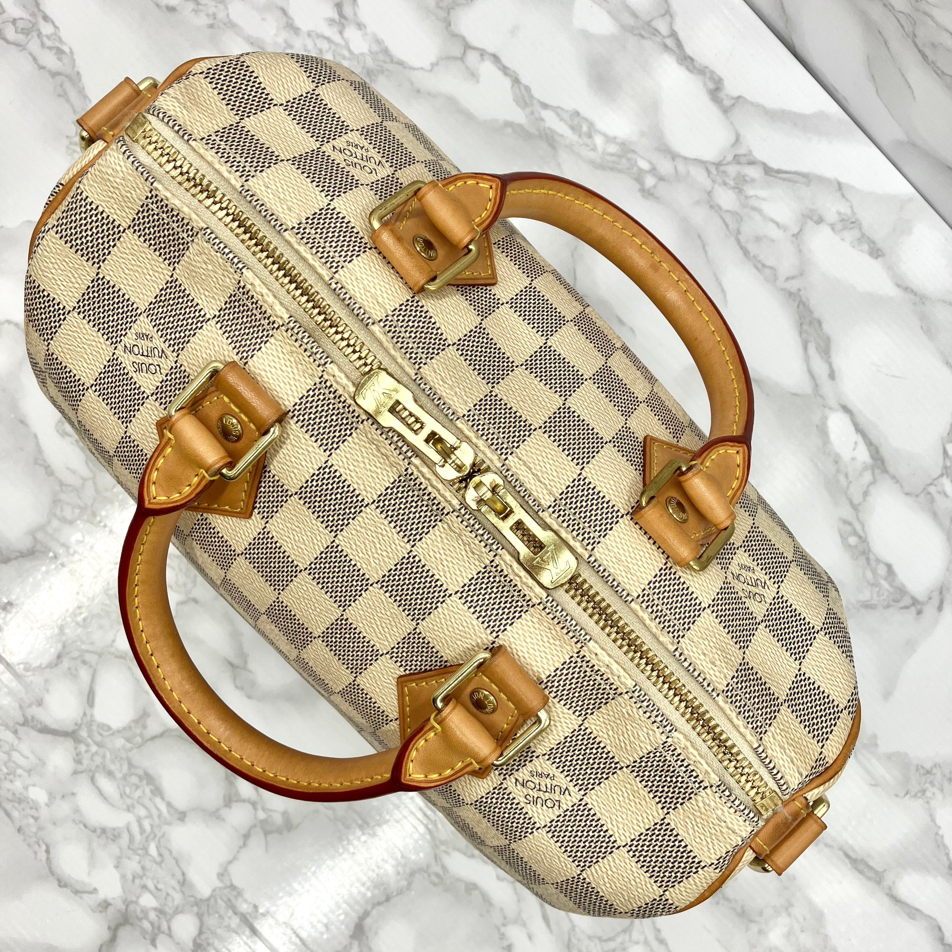 LOUIS VUITTON Azur Speedy 25 Bandouliere