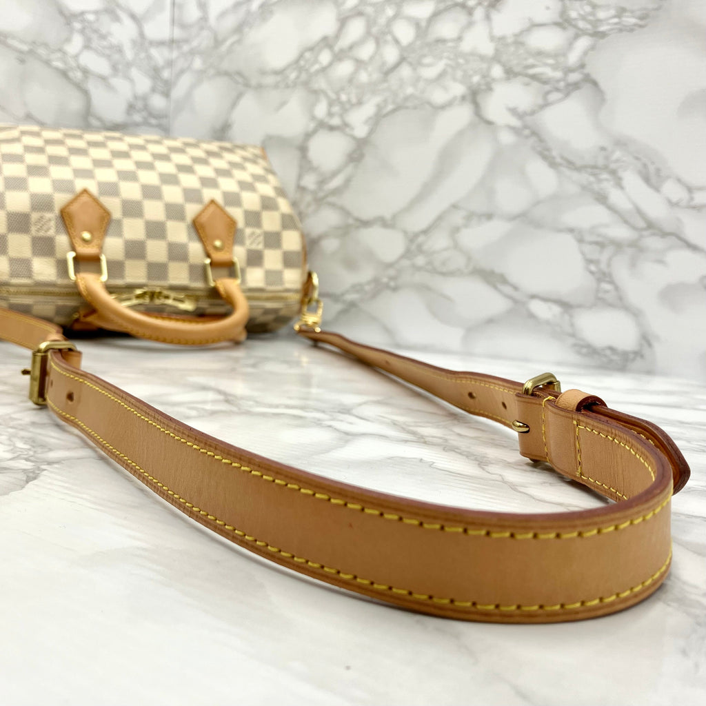 LOUIS VUITTON Azur Speedy 25 Bandouliere