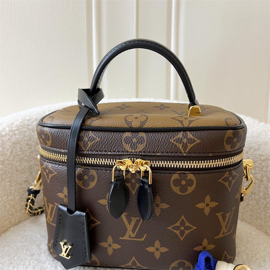 LV Vanity PM in Monogram and Reverse Monogram Canvas GHW