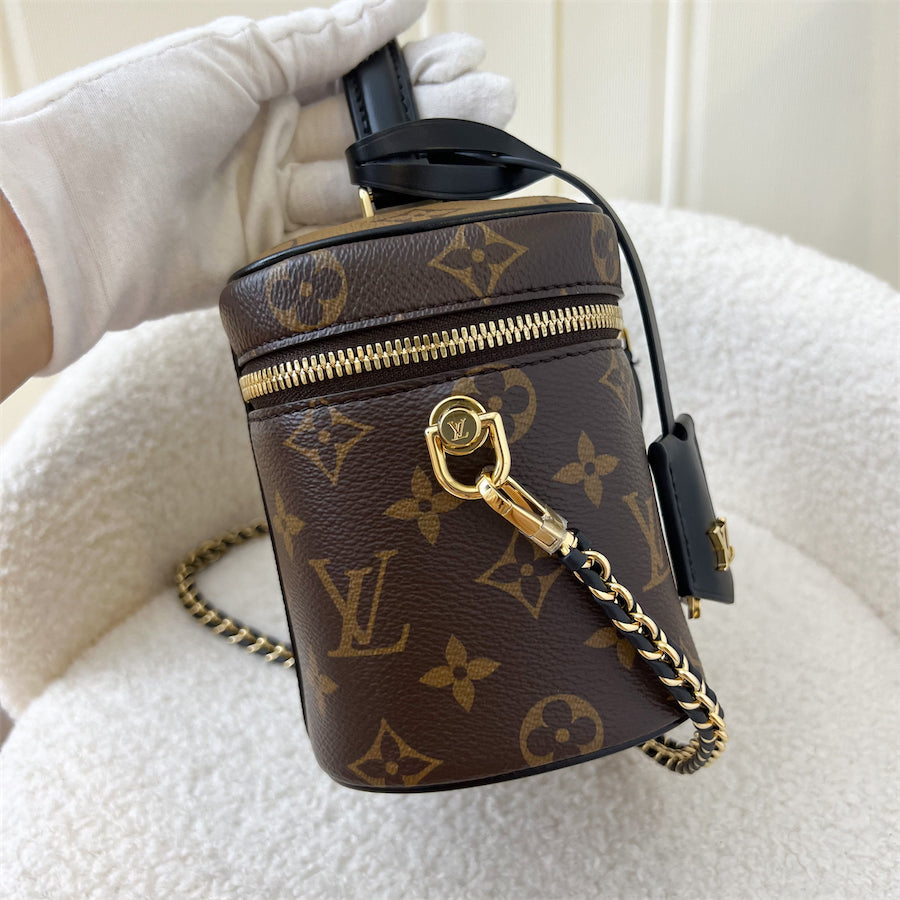 LV Vanity PM in Monogram and Reverse Monogram Canvas GHW