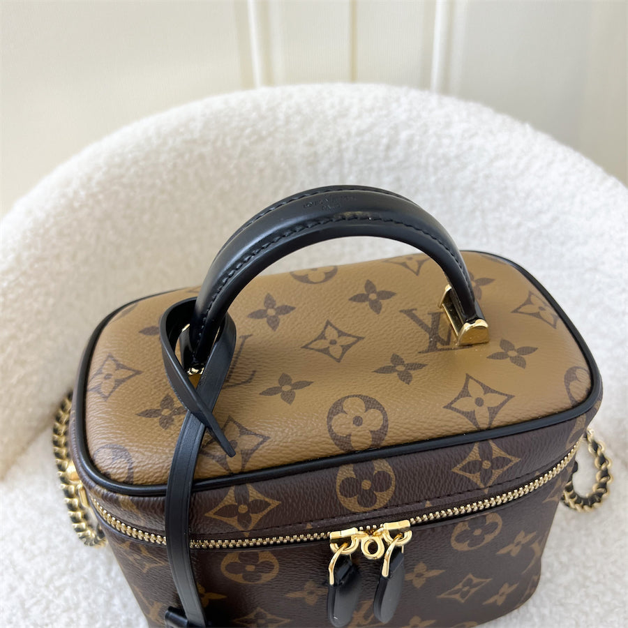 LV Vanity PM in Monogram and Reverse Monogram Canvas GHW