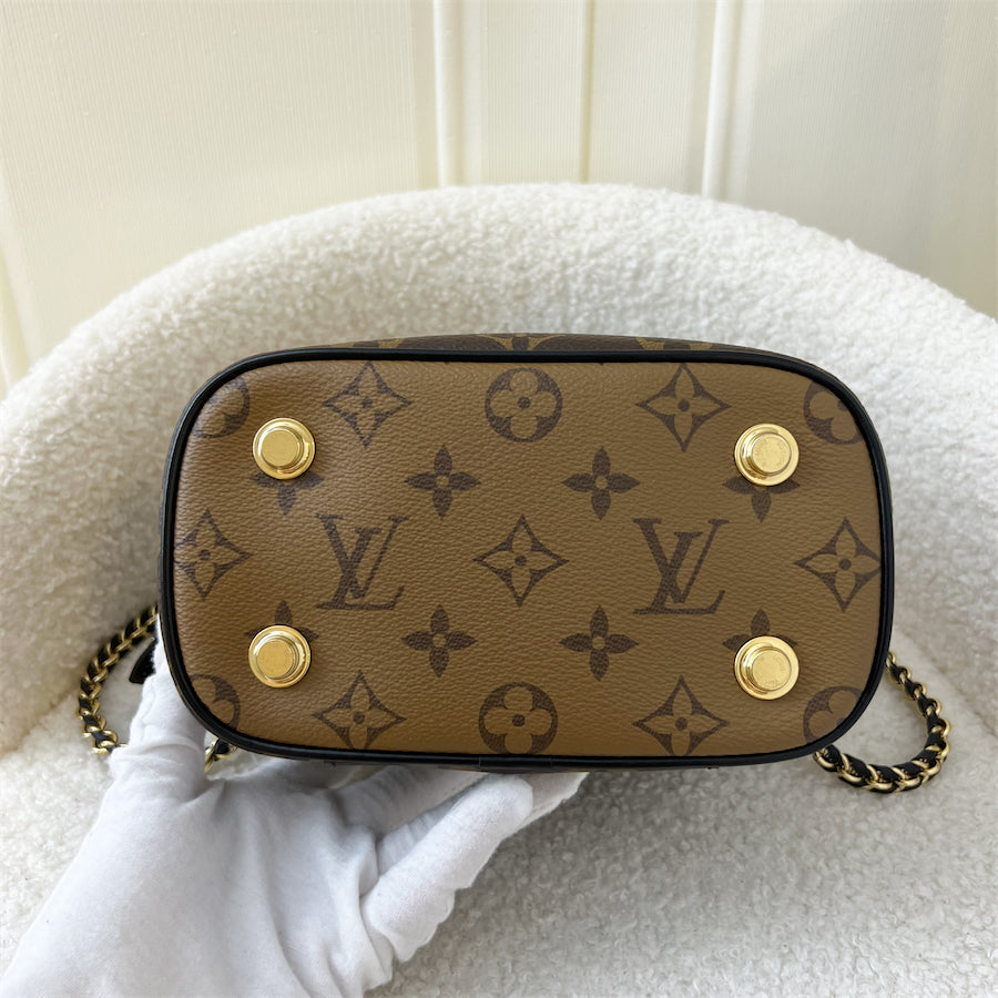 LV Vanity PM in Monogram and Reverse Monogram Canvas GHW