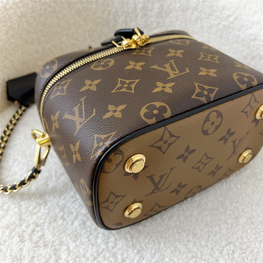 LV Vanity PM in Monogram and Reverse Monogram Canvas GHW