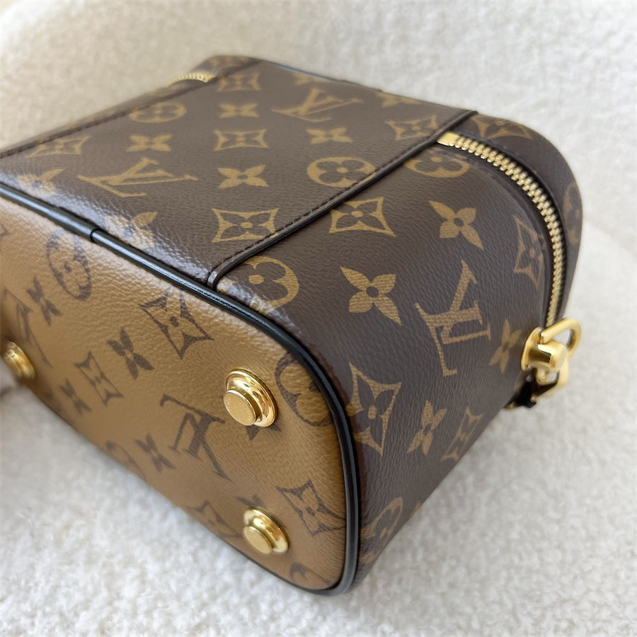 LV Vanity PM in Monogram and Reverse Monogram Canvas GHW
