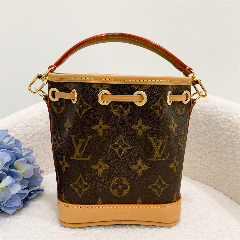 LV Nano Noe in Monogram Canvas GHW