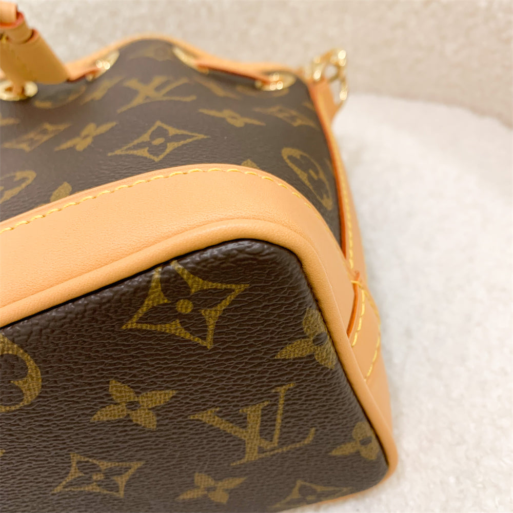 LV Nano Noe in Monogram Canvas GHW