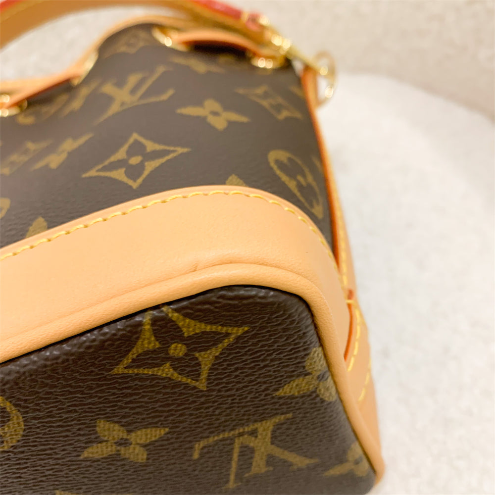 LV Nano Noe in Monogram Canvas GHW