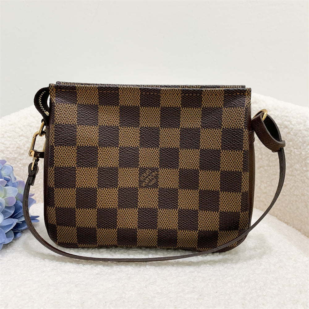 LV Mini Bag / Pochette in Damier Ebene Canvas GHW
