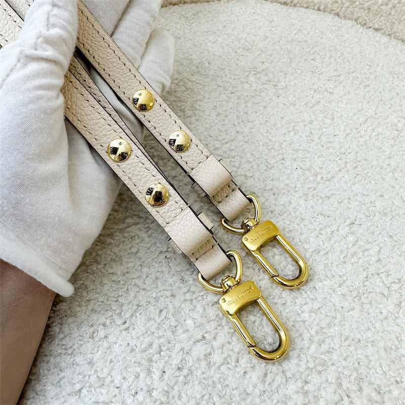 LV Neonoe BB Bucket Bag in By The Pool Gradient Cream / Saffron Empreinte Leather
