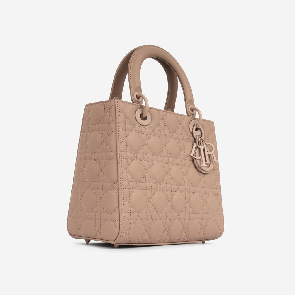 Medium Lady Dior - Blush Ultramatte