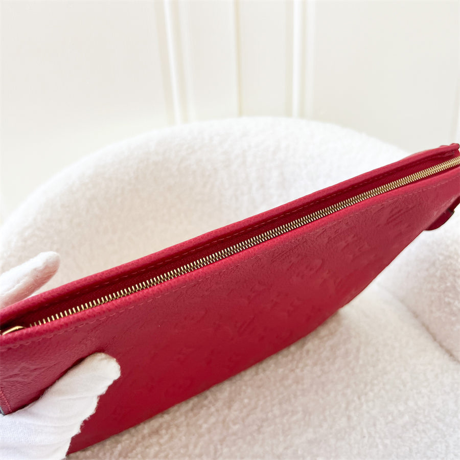 LV Toiletry 26 in Red Empriente Leather GHW