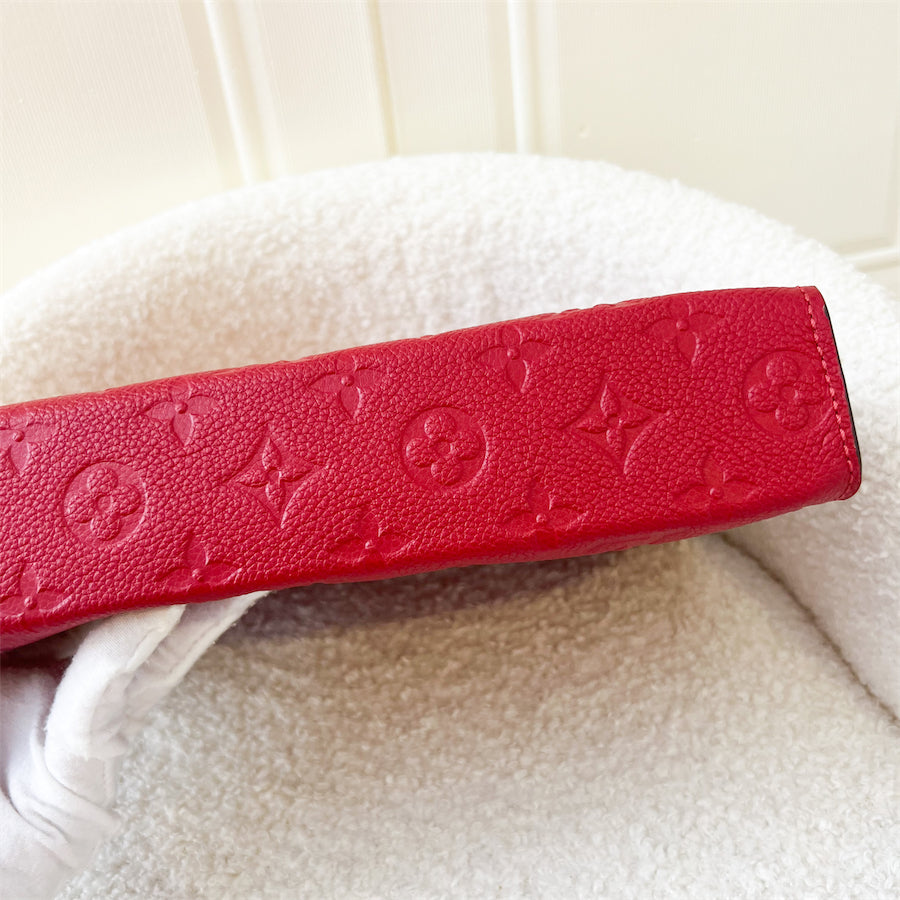 LV Toiletry 26 in Red Empriente Leather GHW