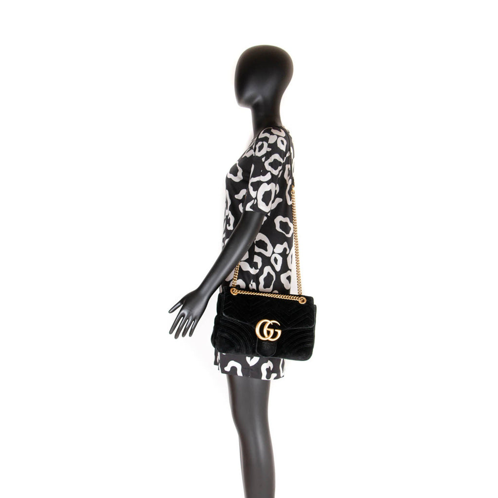 Gucci GG Marmont Medium MetalassÃƒÆ’Ã‚Â© Bag