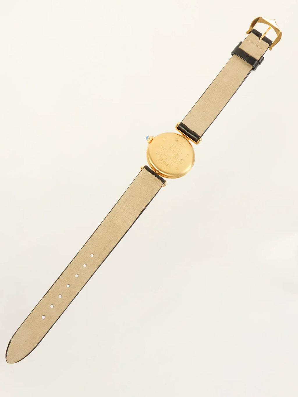 CARTIER 925 Must Colisee Vermeil Black/Gold