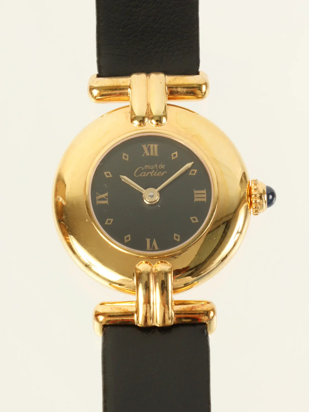CARTIER 925 Must Colisee Vermeil Black/Gold