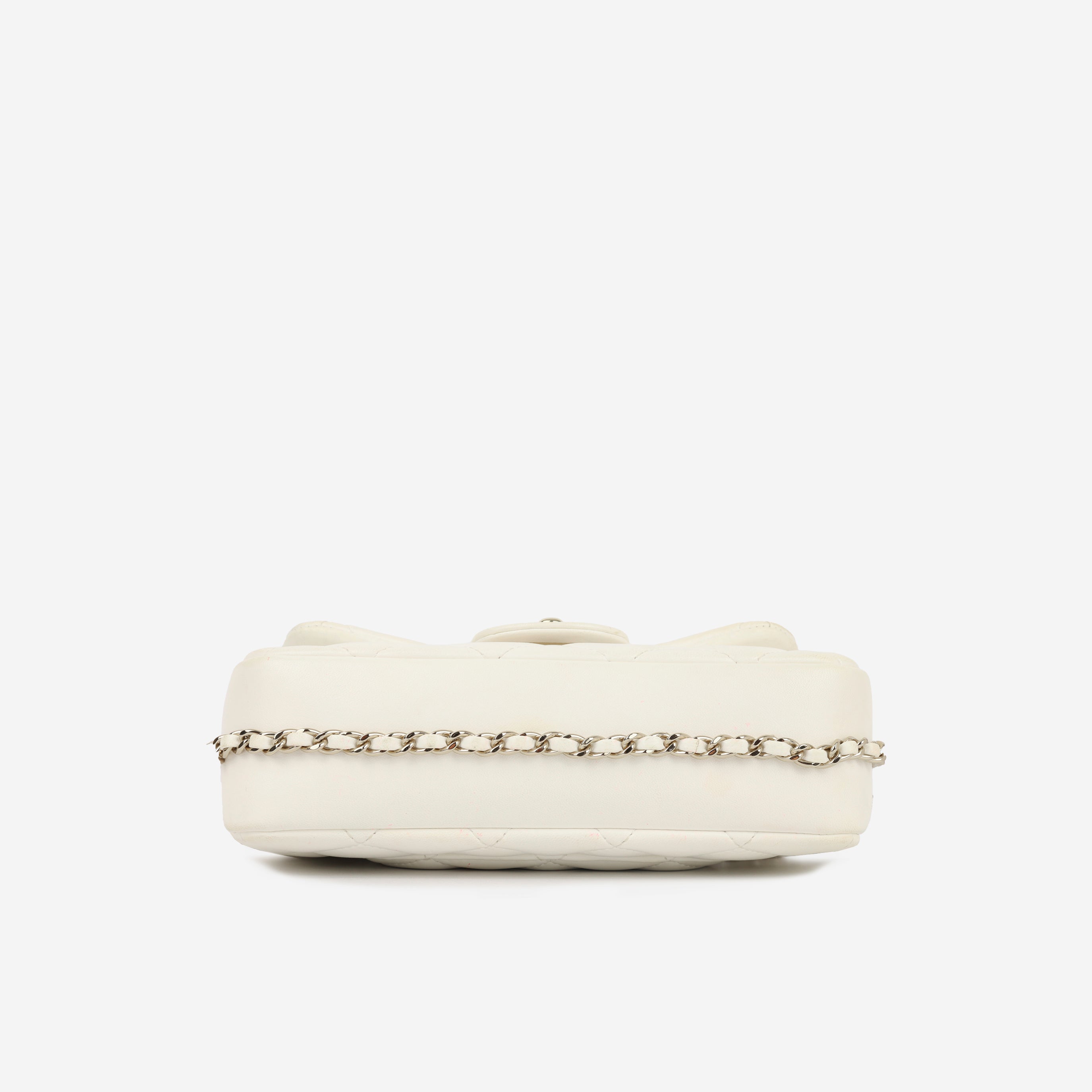 Chanel Pearl Logo Chain Around Flap