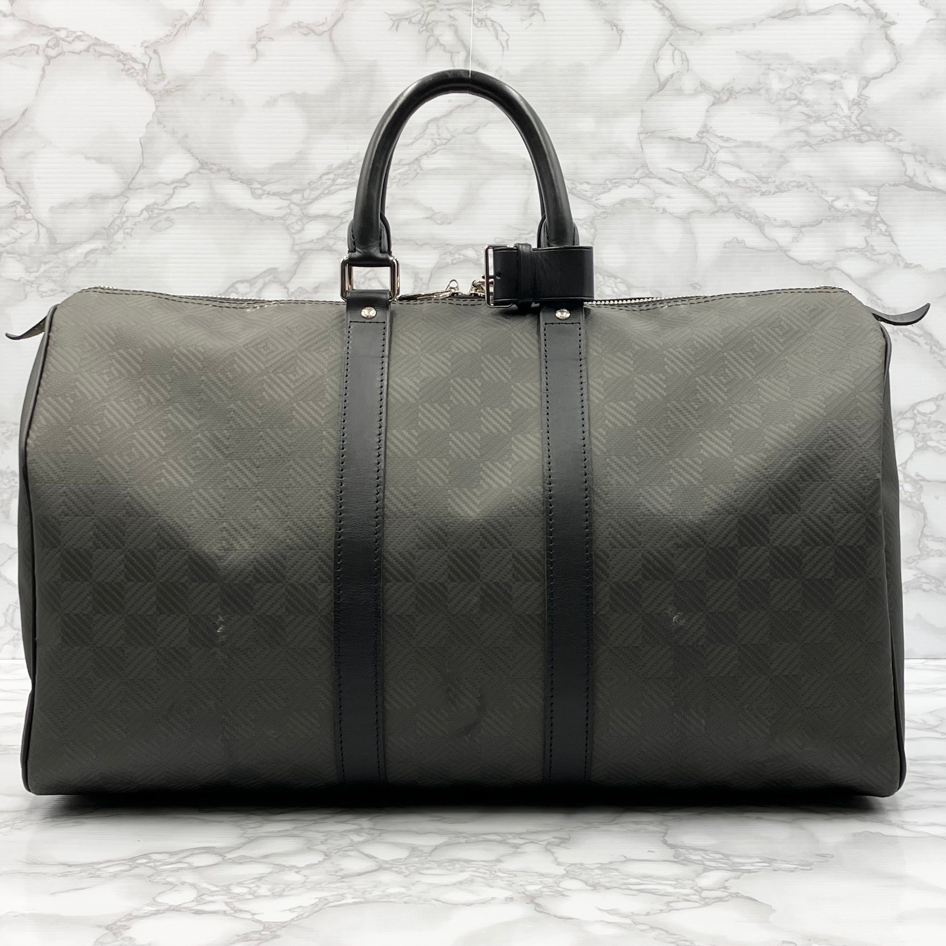LOUIS VUITTON Keepall 45 Damier Carbon