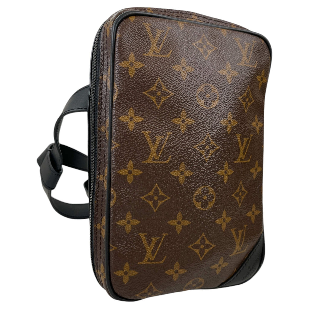 Men's Monogram Utility Bag Brown