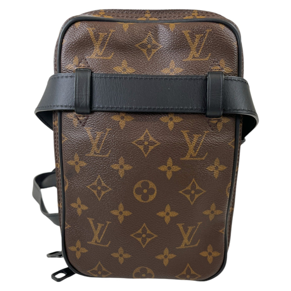 Men's Monogram Utility Bag Brown