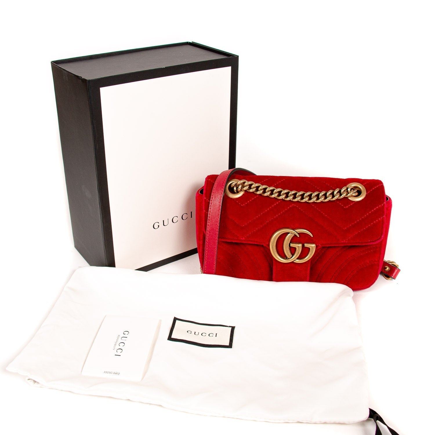 Gucci GG Mini Marmont MatelassÃƒÆ’Ã‚Â© Bag