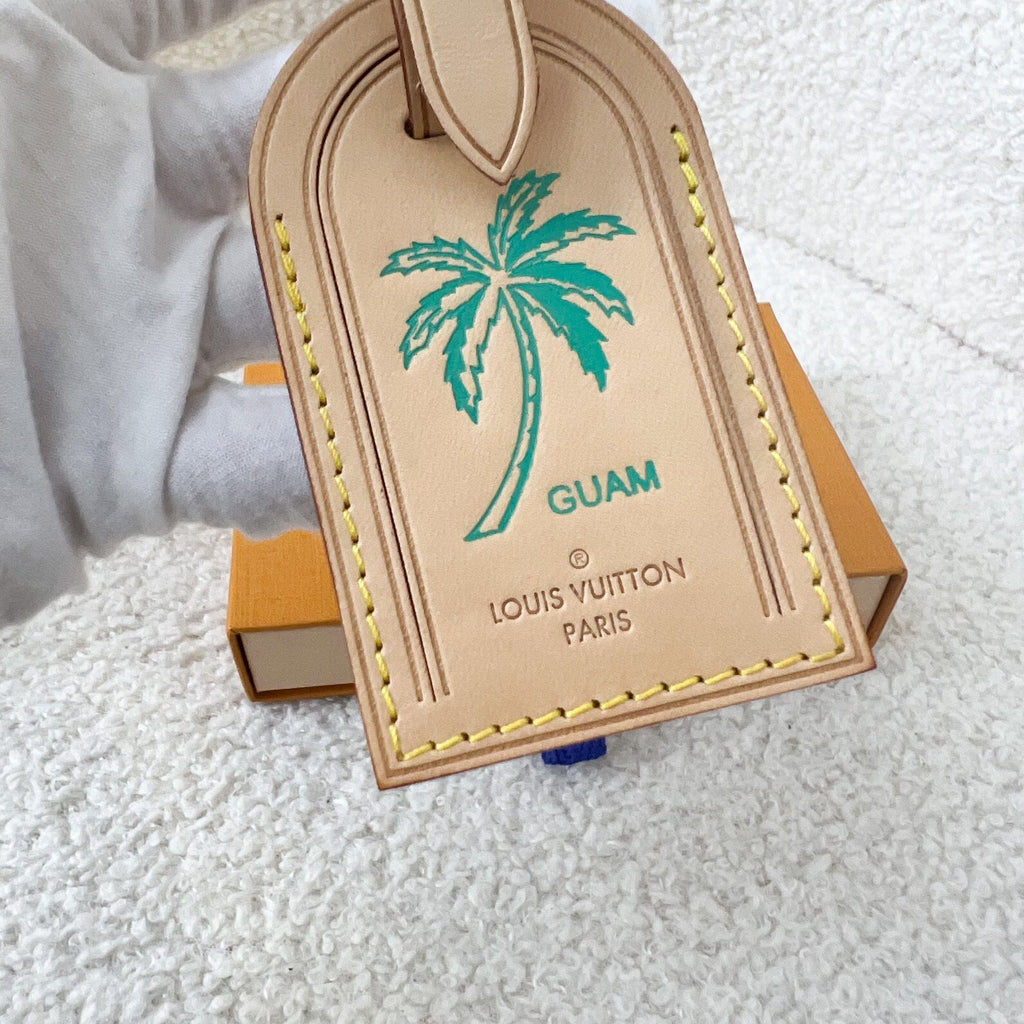 LV Guam Hotstamp Luggage Tag