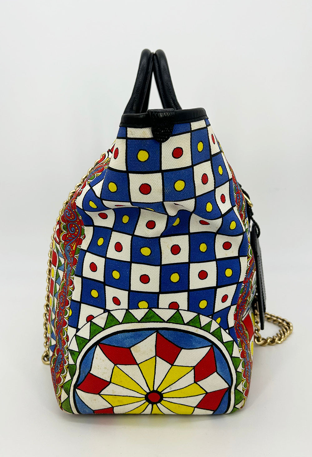 Limited Edition Dolce and Gabbana Queen of Hearts Capri Tote