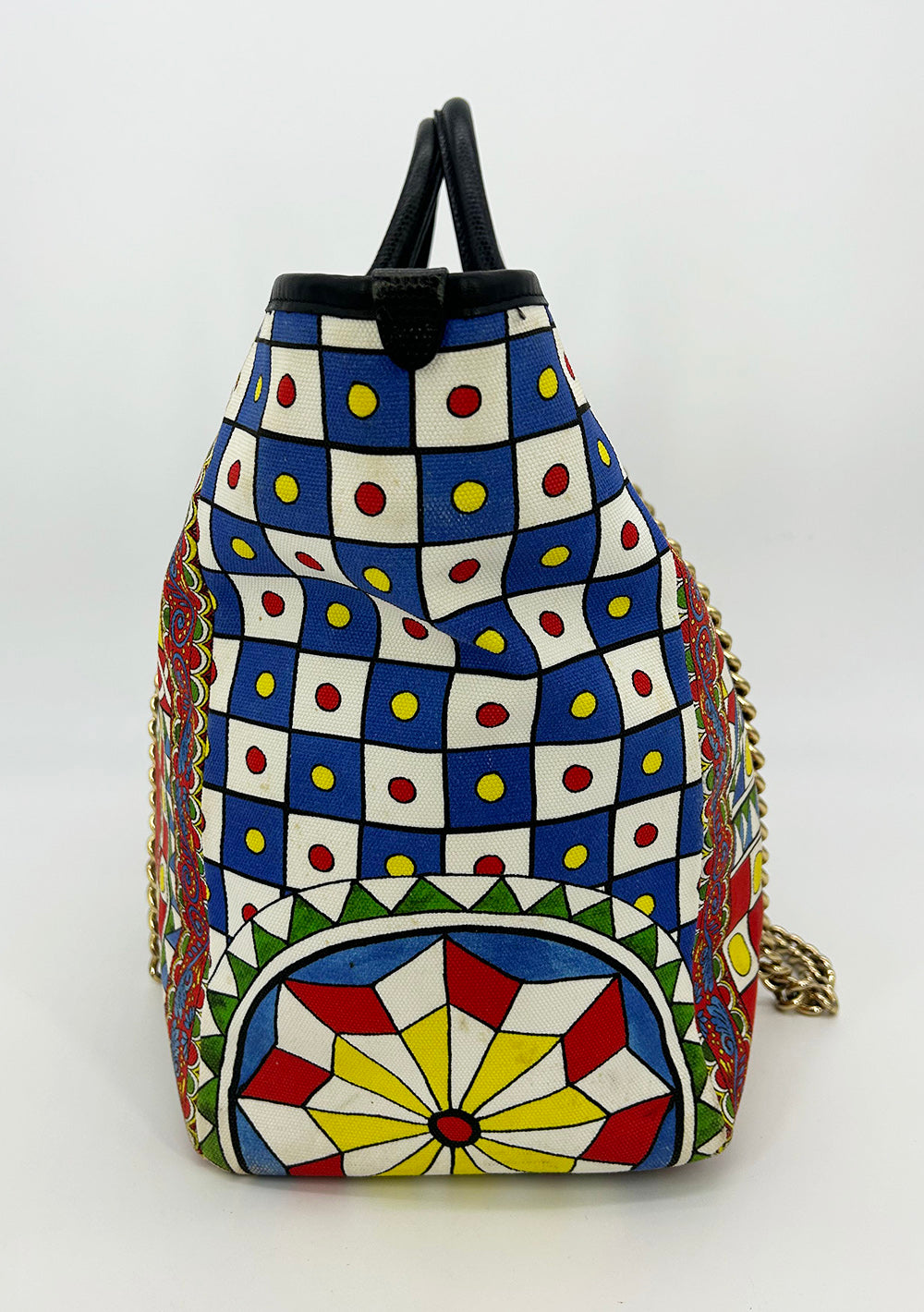 Limited Edition Dolce and Gabbana Queen of Hearts Capri Tote