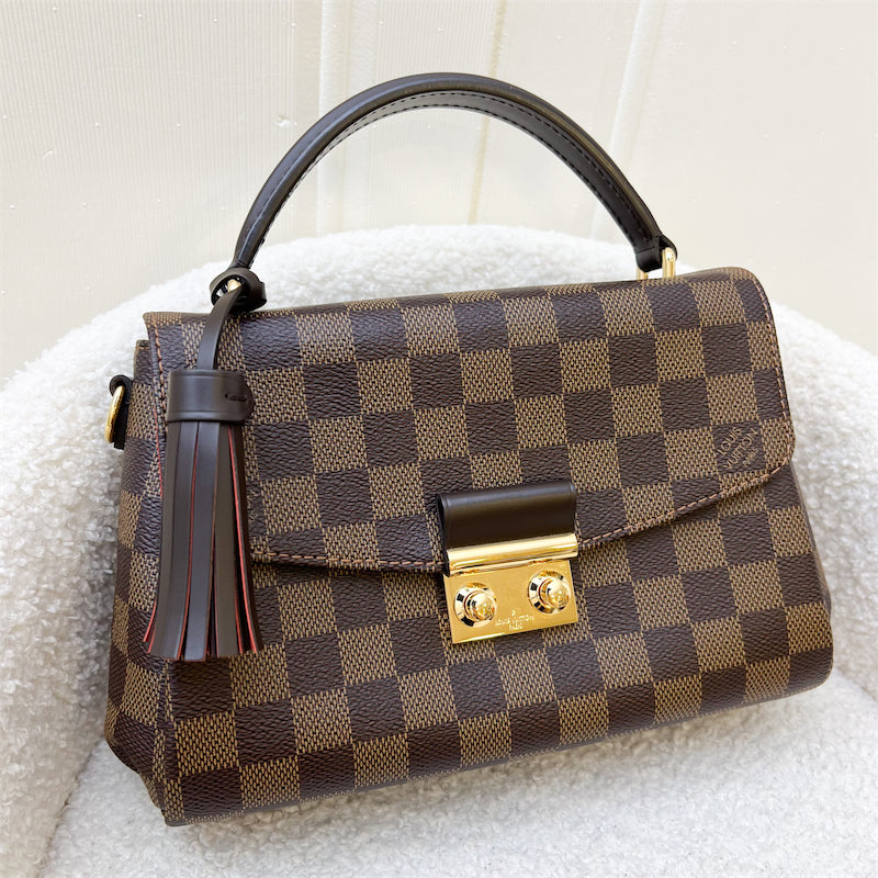 LV Croisette in Damier Ebene Canvas and GHW