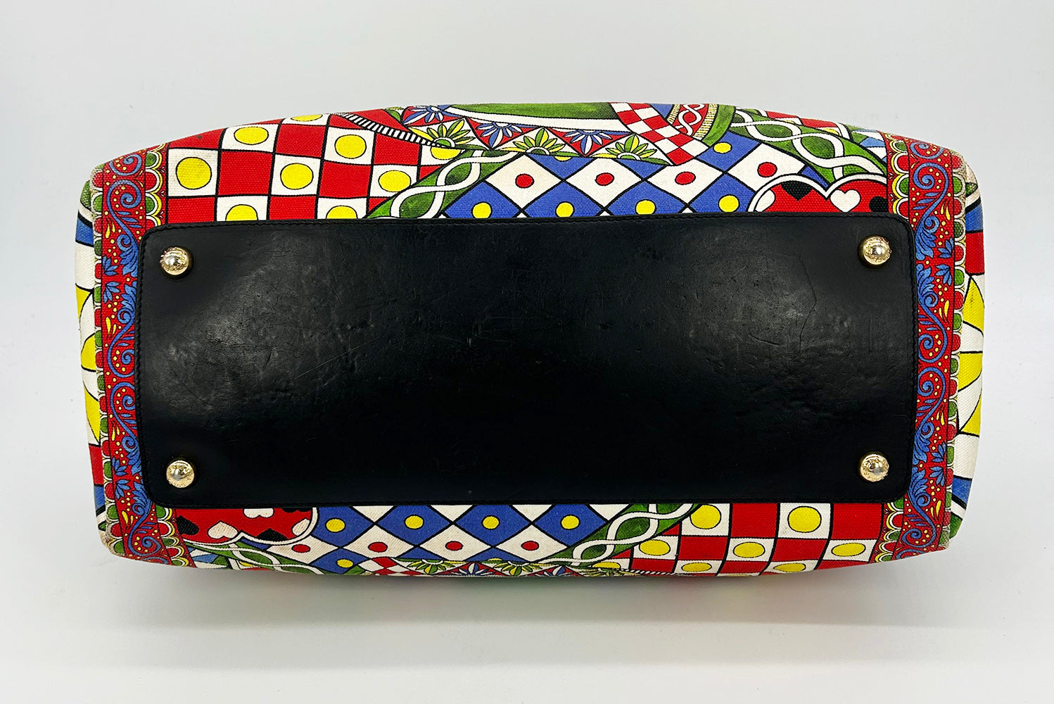 Limited Edition Dolce and Gabbana Queen of Hearts Capri Tote