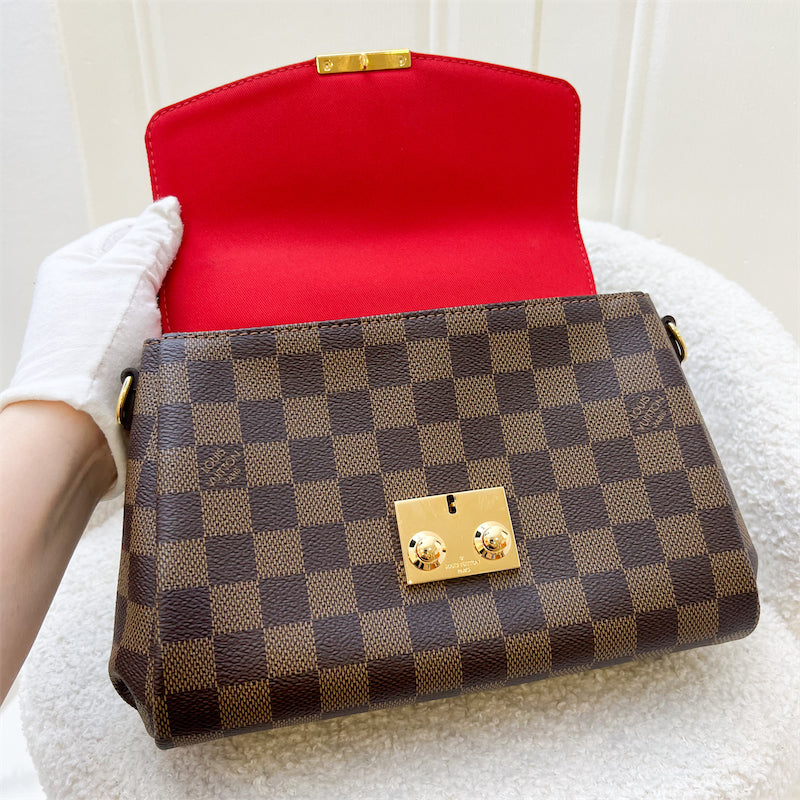 LV Croisette in Damier Ebene Canvas and GHW