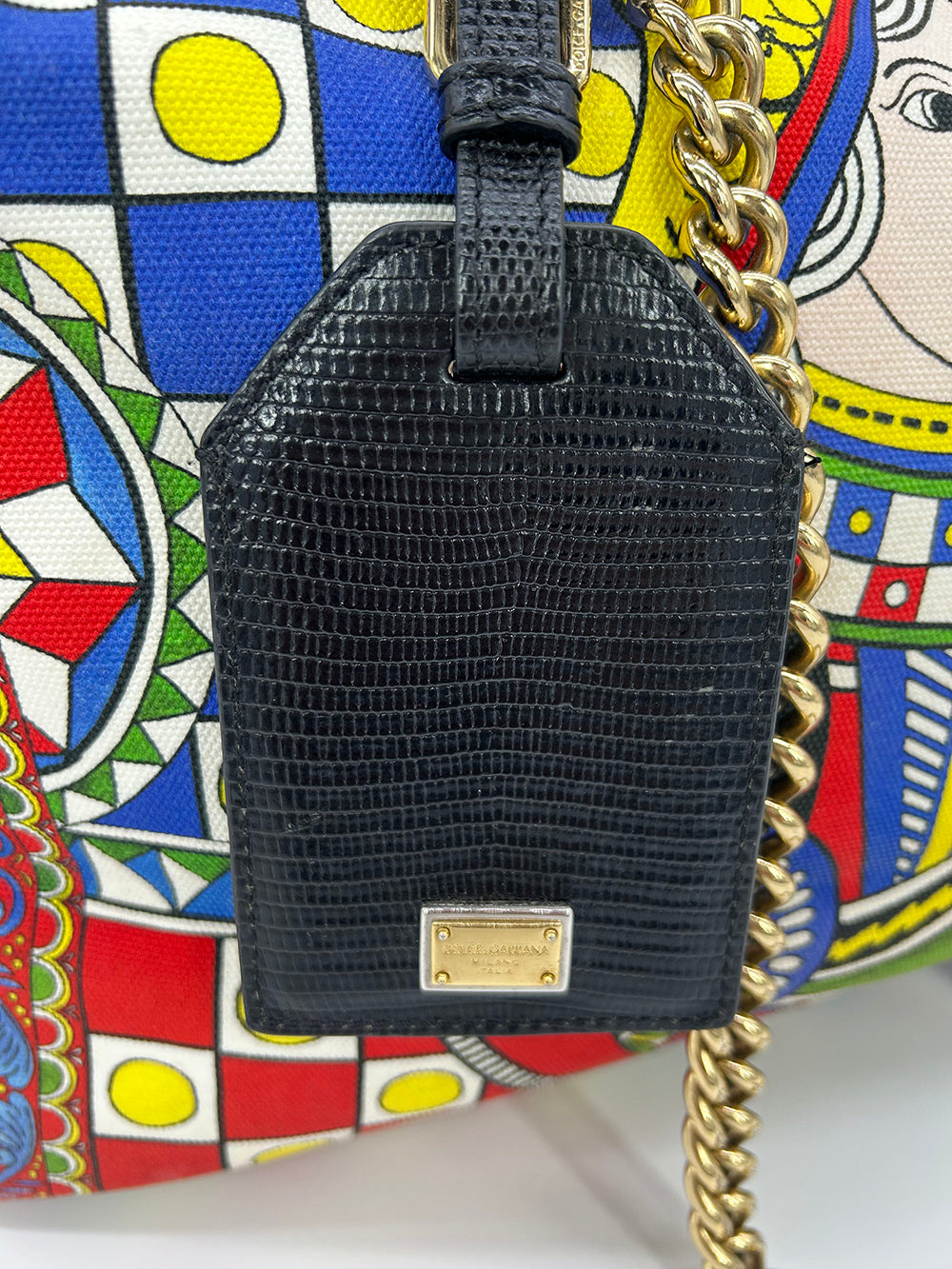 Limited Edition Dolce and Gabbana Queen of Hearts Capri Tote