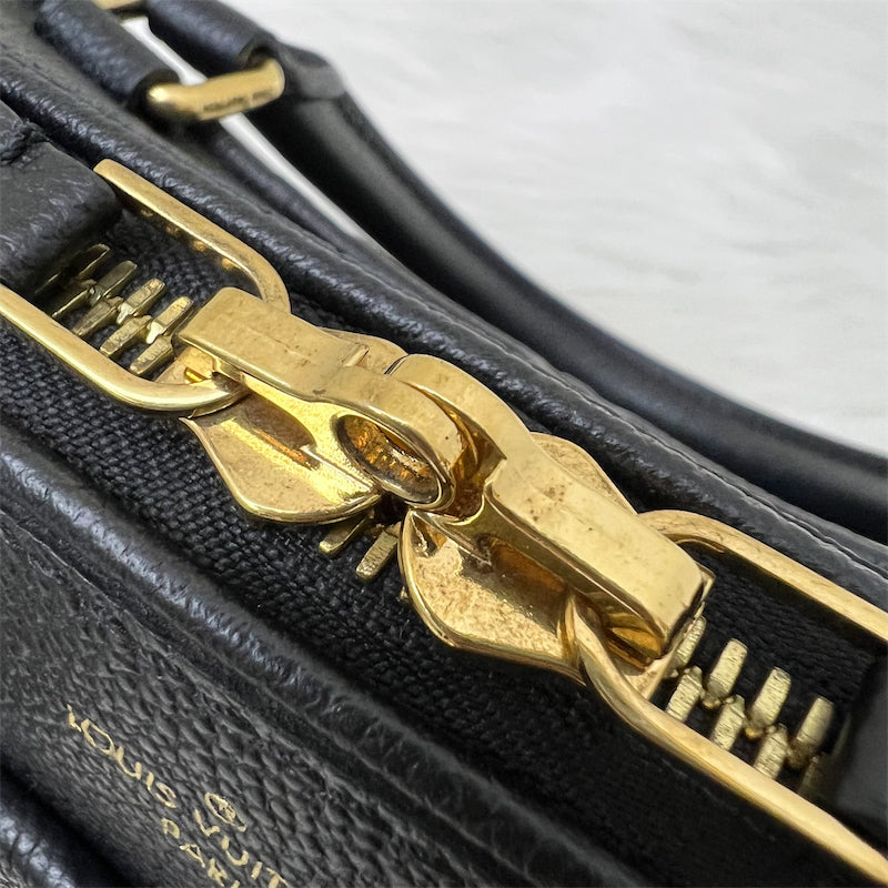 LV Speedy 25 Bandouliere in Black Empreinte Leather and GHW