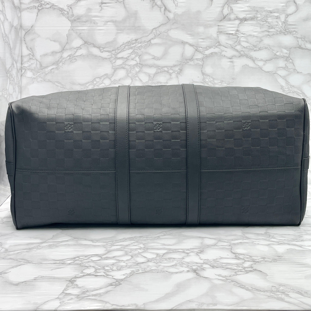 LOUIS VUITTON Damier Infini Keepall 55 Bandouliere