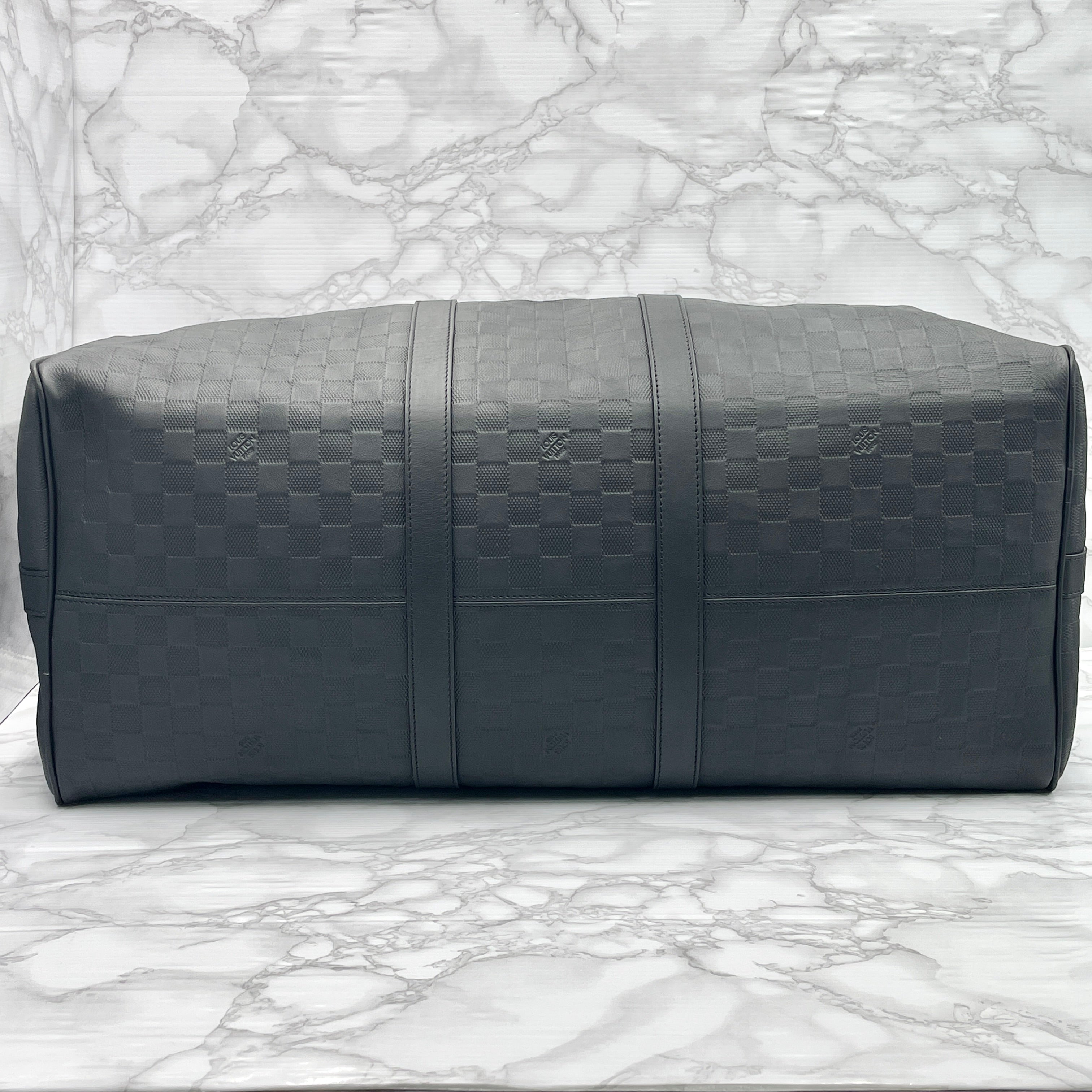 LOUIS VUITTON Damier Infini Keepall 55 Bandouliere
