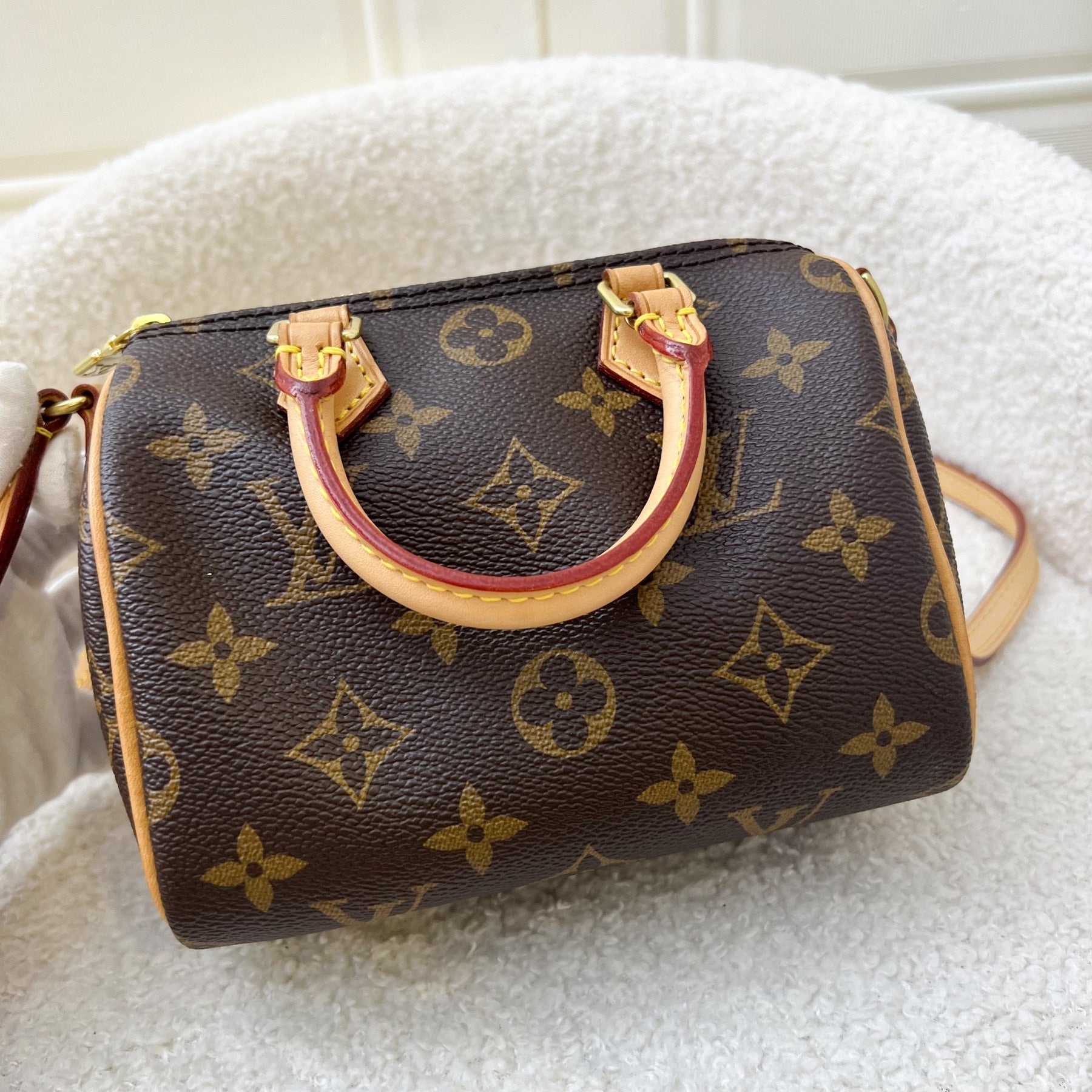 LV Nano Speedy in Monogram Canvas and GHW