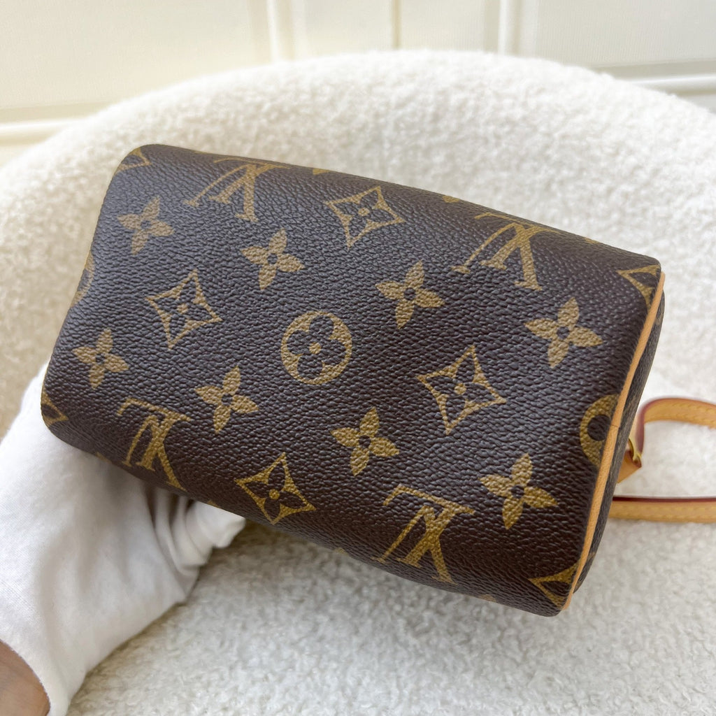 LV Nano Speedy in Monogram Canvas and GHW