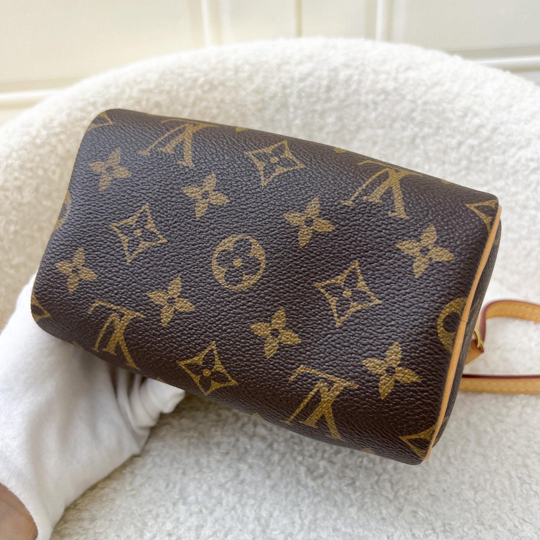 LV Nano Speedy in Monogram Canvas and GHW