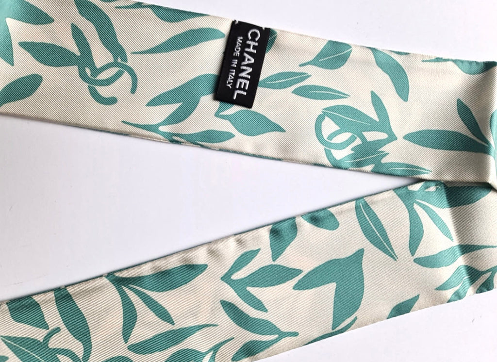 SILK CHOKER GREEN