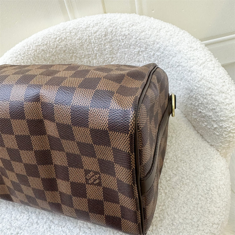 LV Speedy 25 Bandouliere in Damier Ebene Canvas GHW