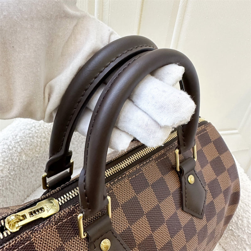 LV Speedy 25 Bandouliere in Damier Ebene Canvas GHW