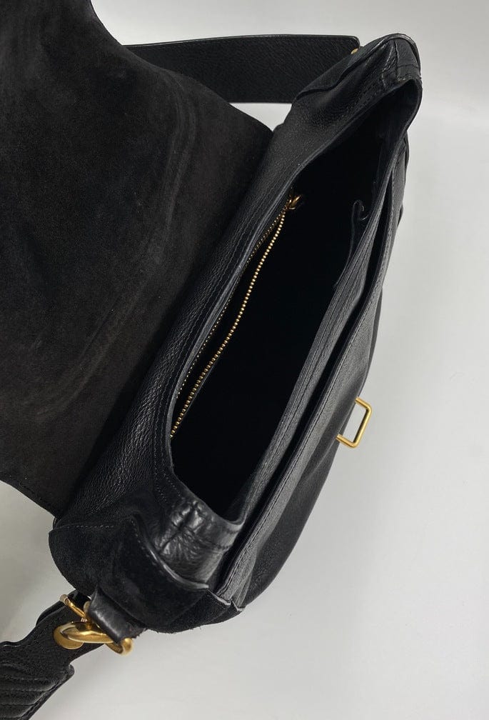 CÃƒÆ’Ã‚Â©line leather and suede crossbody