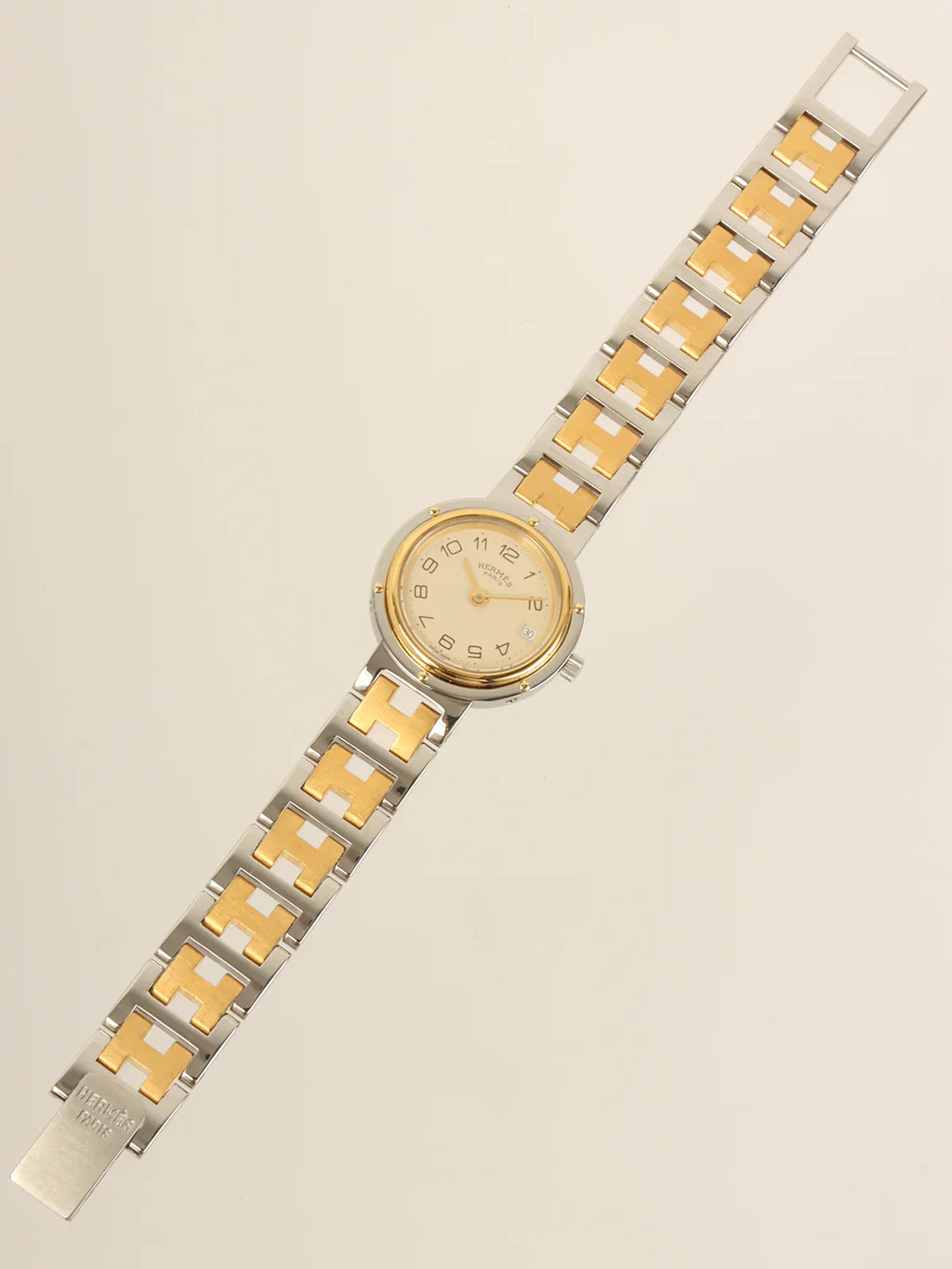 HERMES Clipper Silver/Gold