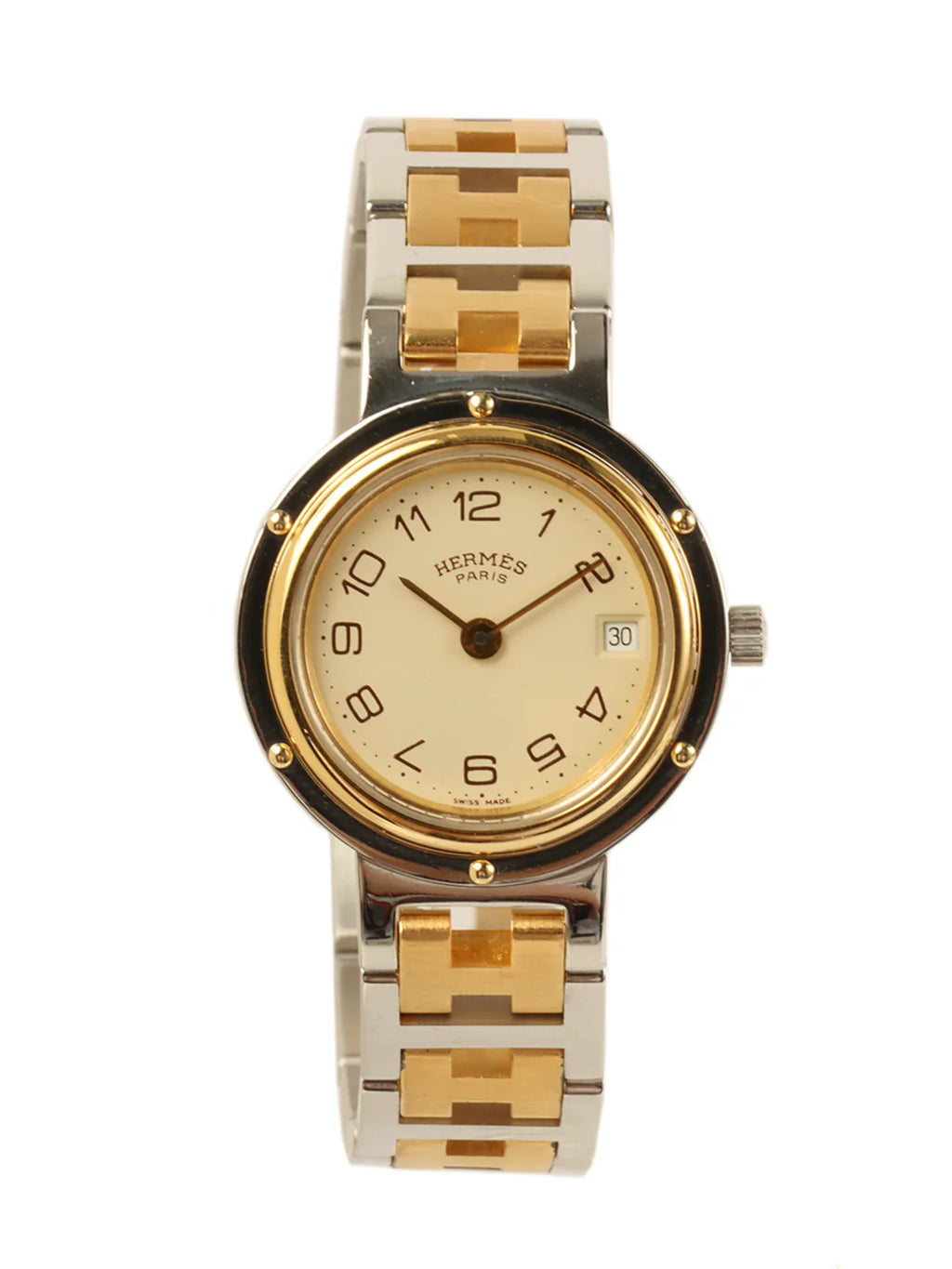 HERMES Clipper Silver/Gold