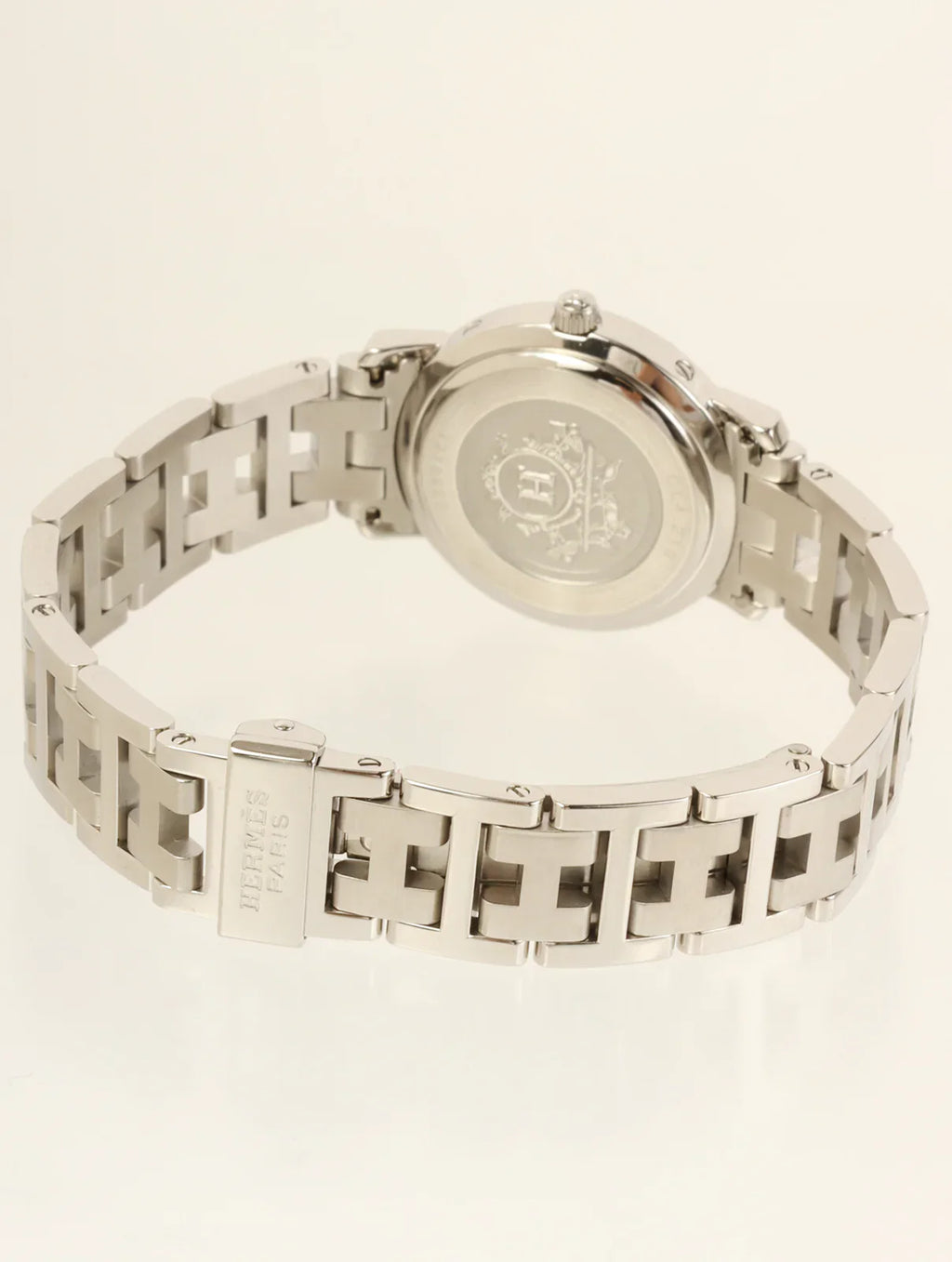 HERMES Clipper Silver/Pink