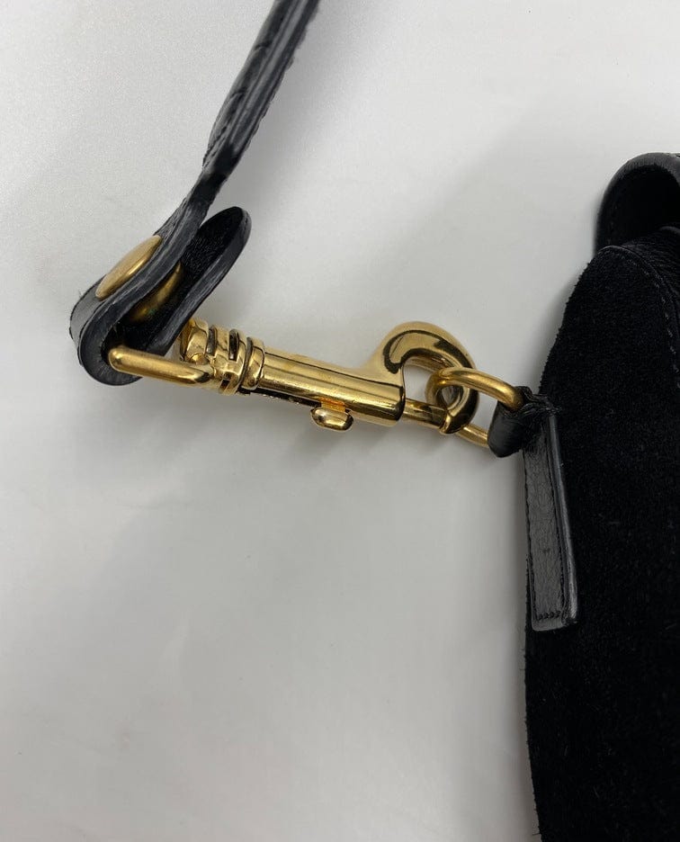 CÃƒÆ’Ã‚Â©line leather and suede crossbody